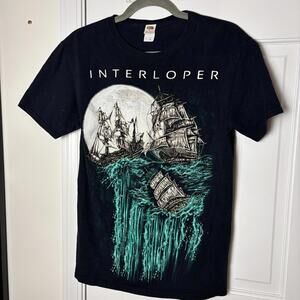 Interloper S Graphic Metal Band Tee